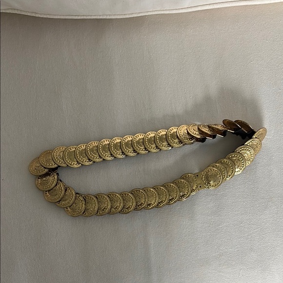 Accessories - Gold Coin Belt